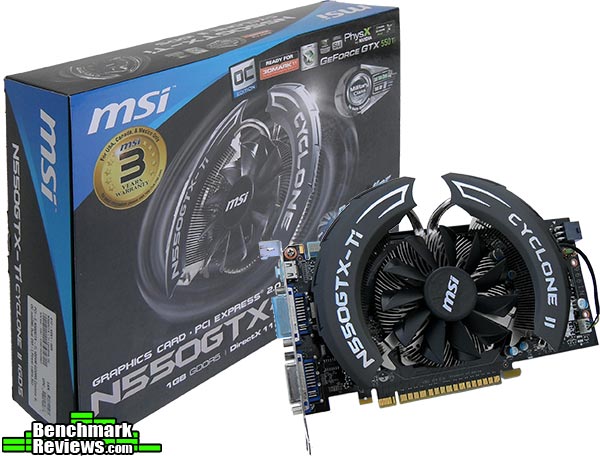 MSI N550GTX Ti Cyclone II OC Video Card Benchmark Reviews The SSD