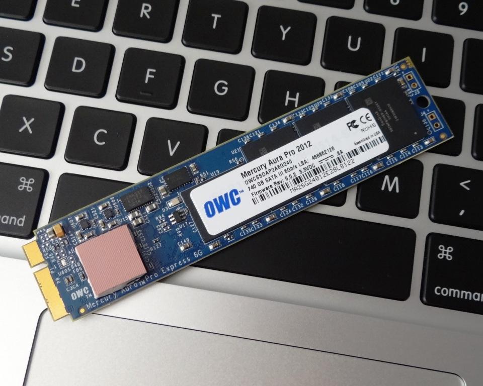 OWC Mercury Aura Pro Express SSD Review - MBA Owners Get an Storage Choice | The SSD