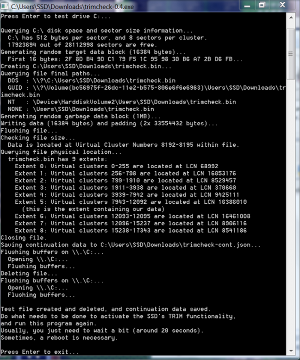 TRIMcheck: Does Your SSD Really have TRIM Working? | The SSD Review