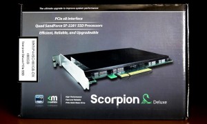 Mushkin Scorpion Deluxe PCIe SSD Package Front