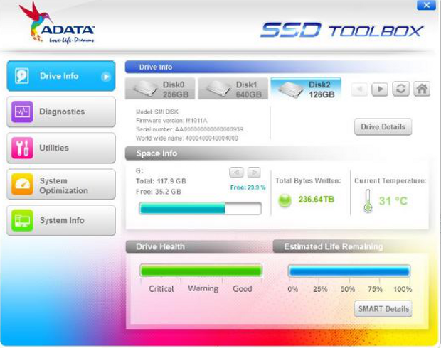 adata ssd toolbox not detecting ssd