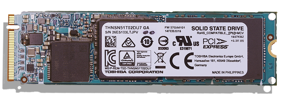 Toshiba XG3 M.2 NVMe 512 GB SSDスマホ/家電/カメラ