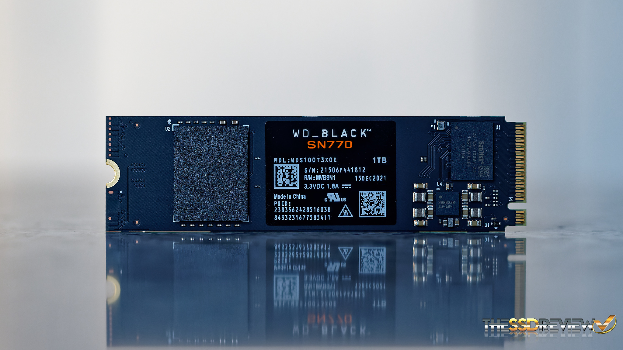 Disque dur SSD WD Black SN770 M.2 1 To PCIe 4.0 NVMe