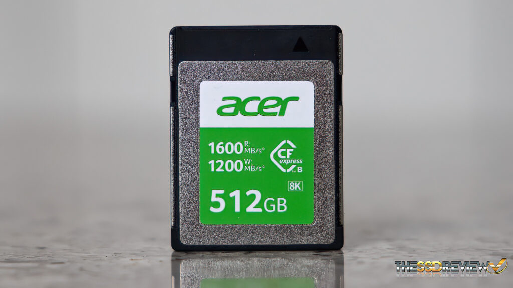 Acer CFE100 512GB CFExpress Type B Memory Card Review | The SSD Review