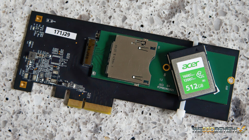 Acer CFE100 512GB CFExpress Type B Memory Card Review | The SSD Review